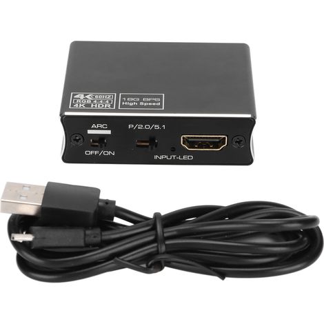 Câble HDMI 4K 2K vers adaptateur audio HDMI pour PS4 (1/5)