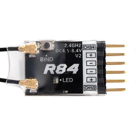 Für R84 V2 4-Kanal kompatiblen PWM-RC-Empfänger--