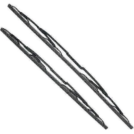 Essuie-glaces combinés 26 pouces + 22 pouces en caoutchouc silicone, sans armature, pour BMW Série 5 E39 (1995-2003) (1/5)