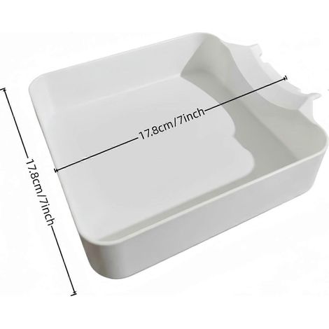 Bac de récupération d'eau pour lave-linge à chargement frontal idéal pour sous-sol appartement mobil-home garage etc. - 1 pièce (1/4)