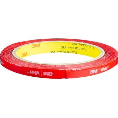 3M VHB 4910 Extra Strong Double-Sided Transparent Adhesive Tape, Waterproof and Ultra High Temperature Resistant for Decoration & Fixing in Cars and Homes (5mm x 3m) (1/4)