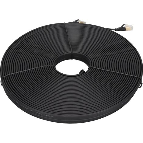 Câble Ethernet Cat8 40Gbps 2000MHz pour Gaming, Réseau Domestique, PS5, Xbox - 25 mètres