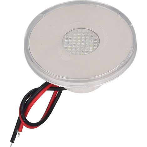 Plafonnier LED 10-24 V 0,5 W, éclairage blanc 4000 K, forme ronde, idéal pour la décoration intérieure et les escaliers. (1/5)