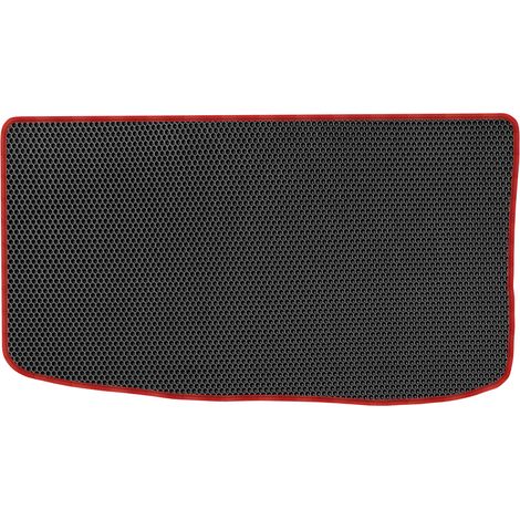 Alfombrilla de maletero de EVA para Fiat Panda II Hatchback (2003-2012), revestimiento tipo panal - NEGRO (1/5)