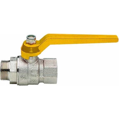 Enolgas Valvola a sfera TopGas per gas MF 1 1/2 con leva  S1225N38 (1/2)