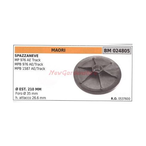 Puleggia per spazzaneve MP 976AE TRACK MAORI 024805