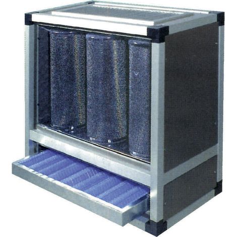 Caisson Filtration Graisse et Odeur -  5 Cylindres - AFI Collin Lucy
