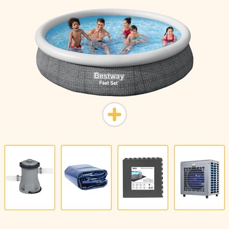 Bestway Bestway Fast Set Ronde - 366x76 cm - 5-pièces  S190 (1/5)