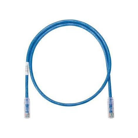 Panduit NetKey, Cat6, 1m cable de network Blue U/UTP (UTP)