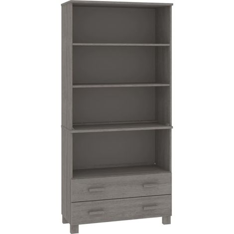 Maison Exclusive - Credenza HAMAR in Legno Massello di Pino Grigio Chiaro