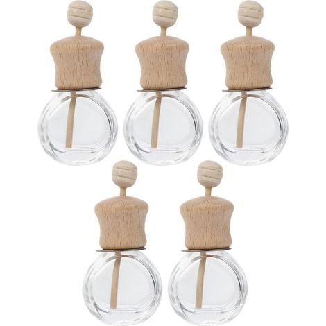 Lot de 5 Flacons Diffuseurs de Parfum à Clipser pour Voiture 10 ML (1/5)
