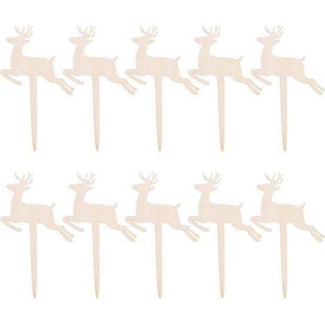 Creative wooden plant tags, inscribable for garden plants, set of 10 for soil marking.