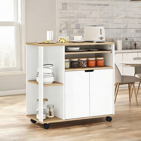 Desserte de cuisine en MDF 80 x 40 x 82 cm (1/5)