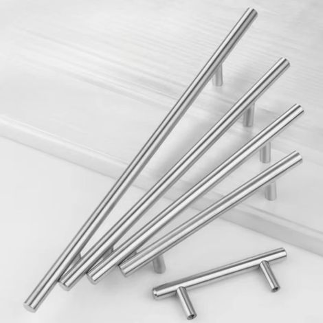 Poignée moderne en acier inoxydable pour porte de cuisine (1/5)