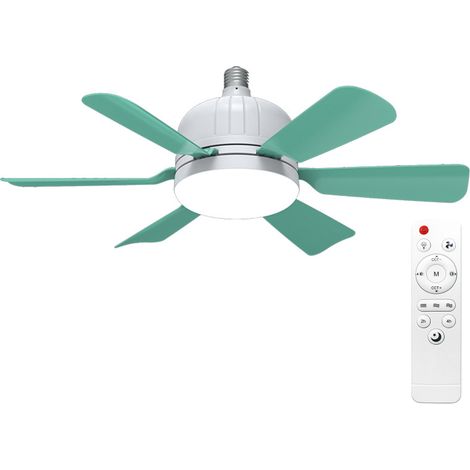 Plafonnier Silencieux 6 Lampes – 3000K-6500K – Télécommande – Chambre/Salon – Modèle 2 – Amovible (1/5)