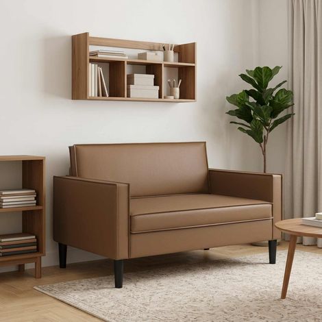 vidaXL Fauteuil XXL Cappuccino Simili cuir (1/5)