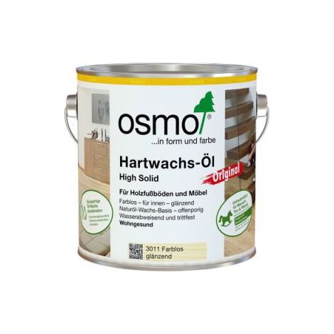 Osmo Hartwachs-Öl Original Farblos Glänzend 0,375 l - 10300161