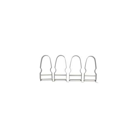 Pelapatate professionali, set da 4 pelapatate a lama, in acciaio inossidabile, colore argento, 11,5 x 6 cm (1/5)