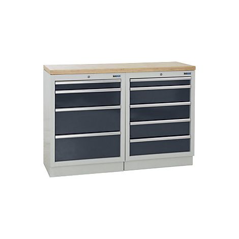 kaiserkraft  Armadio componibile  9 cassetti  grigio antracite (1/3)