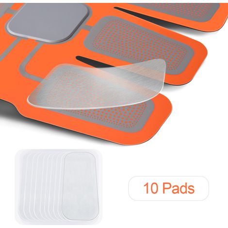 HURRISE Pads d'Entraînement Abdominaux en Gel - 10 Pads (2×5 Packs) (1/5)