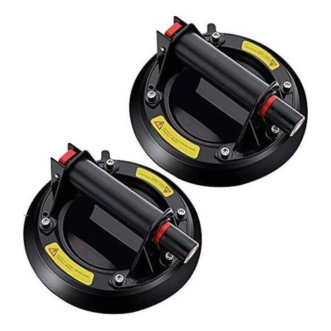 Set di 2 ventose professionali per spostare vetro, piastrelle e mobili: facili da usare. (1/4)