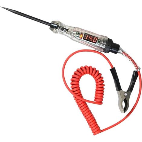 Testeur de Circuit Voiture Numérique LED 3-48V 5-120V Écran LCD Véhicules (1/3)