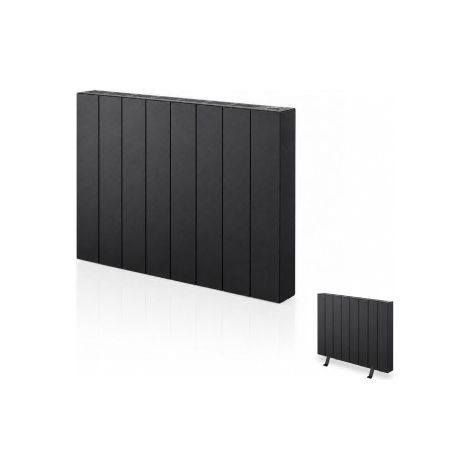Emisor térmico seco ELIAN 1500 W negro con patas incluidas, Programable 24/7 (1/5)