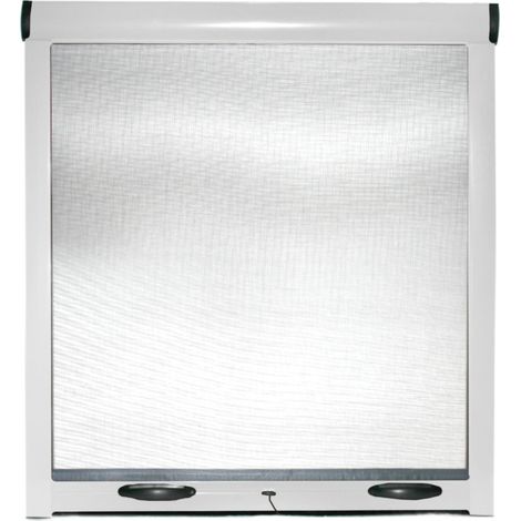 Zanzariera a rullo avvolgibile riducibile con frizione finestra kit zanzariere 150 X 250 Cm Bianco