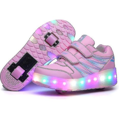 Lampe LED ou porte-clés double USB pour haut-parleur USB A Rose 31 (1/5)