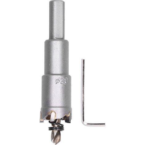 Foret Scie à Percer 20mm en Carbure TCT pour Métal et Bois - Outil de Découpe et Perçage (1/5)