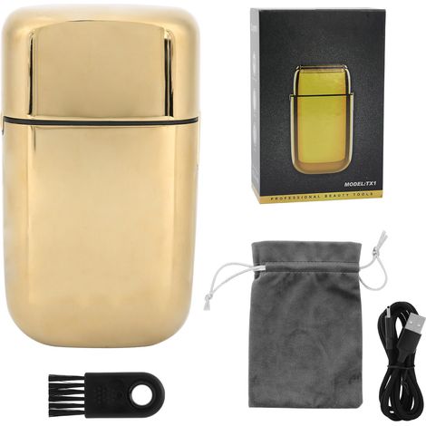 Rasoir Électrique Sans Fil Imperméable pour Barbe et Cheveux - Tondeuse Double Lame Métal (1/5)