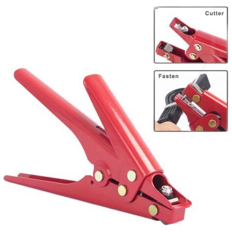 Cable Tie Clamp Pliers – Automatic Tightening and Cutting – High Carbon Steel – Ergonomic Design for Comfort of Use