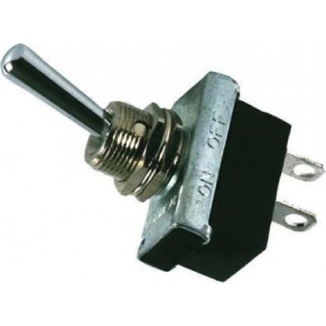 Interrupteur on-off metal chrome