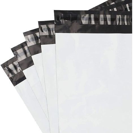Lot de 100 enveloppes d'expédition en plastique A3, grand format (30 x 42 cm), idéal pour l'emballage de gros colis de vêtements. (1/4)