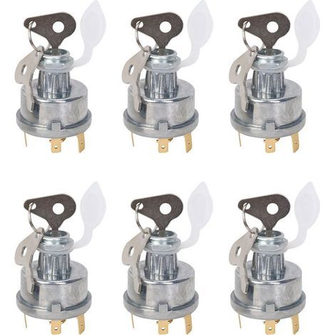 Convient pour 6 interrupteurs d'allumage universels pour tracteurs, compatible avec MASSEY FERGUSON JCB AS LUCAS 35670 (1/4)