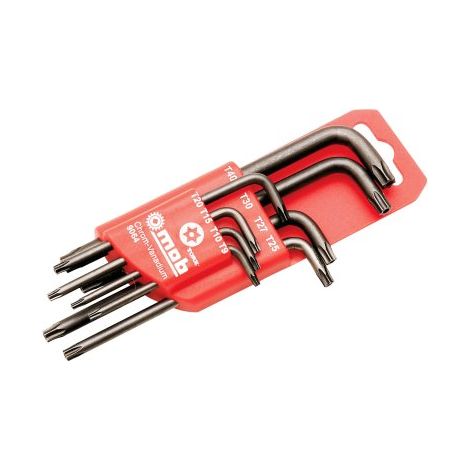 Etui de 8 clés mâles - Tamper Torx®, CRV - en Acier Chrome Vanadium - Serrages plus puissant - MOB (1/3)