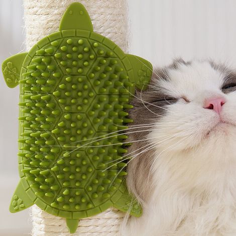 Grüner Kratzbaum für Katzen, 2615,3 cm, 1 Stück, Massagegerät, damit Katzen kratzen und sich reiben können. (1/5)