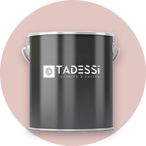 TADESSI Wall Select Wandfarbe Pink - Erdbeerrosa - abwaschbare Innenfarbe matt - Dispersionsfarbe - Geruchsarm und Lösemittelfrei