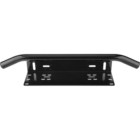 Plaque d'immatriculation aluminium, support LED pour barre anti-buffle, pare-chocs, kit de montage (1/5)