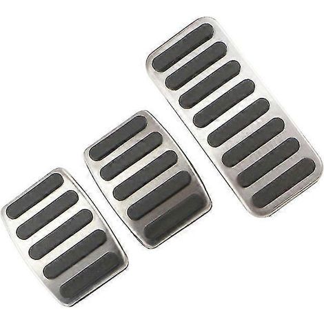 Couvre-pédales pour Suzuki S-Cross, Aerio, Splash, Sidekick, Swift, Jimny, Vitara, Alivio, Kizashi, SX4, Baleno, Ignis, Ciaz, Alto, Spacia, MT - Style 1 MT (lot de 3) (1/5)