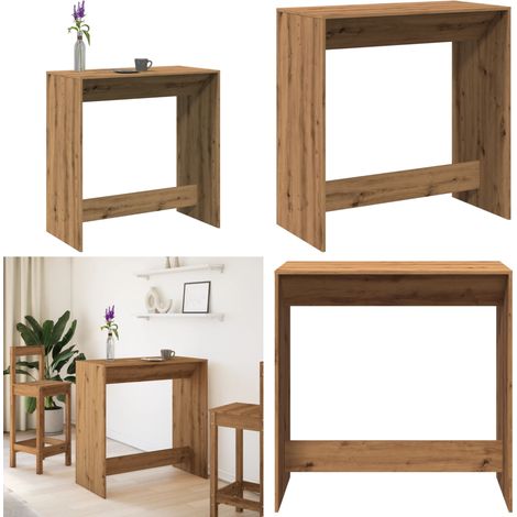 vidaXL Bartisch Artisan-Eiche 102x50x103,5 cm Holzwerkstoff (1/5)
