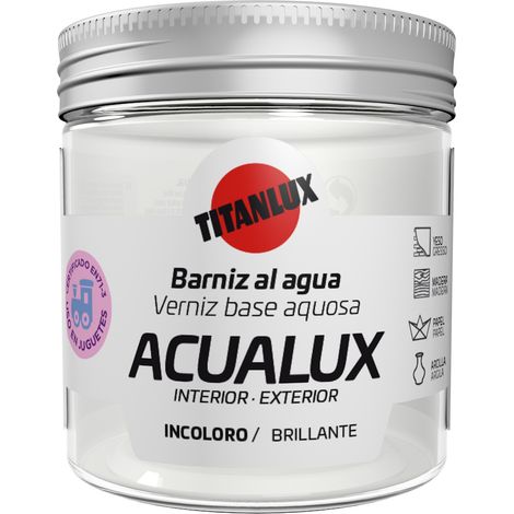 Barniz Manualidades Al Agua 75 Ml Inc. Brillante Acualux Titan (1/2)