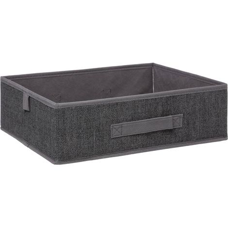Organisateur textile gris foncé 36x28x11 (1/4)