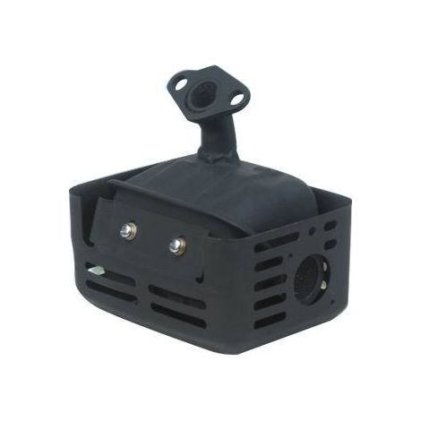 Silencieux GX160 GX200 : Silencieux métallique pour moteurs GX160 et GX200, réduisant le bruit d'échappement et adapté aux moteurs Honda.