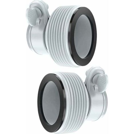 Intex B-Schlauch-Umrüstadapter-Set für Intex B-Poolschlauch, 1,25 Zoll auf 1,5 Zoll, Ersatz-Umrüstteile