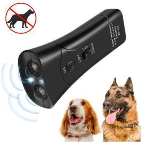 Fournitures pour animaux de compagnie, dispositif d'entraînement laser à double corne pour chiens, répulsif ultrasonique à double tête pour chiens (1/5)
