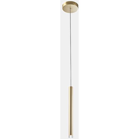 LedsC4 Candle - Pendelleuchte mit Warmweiß 2700K. Durchmesser 9cm. Gehäuse aus Stahl. Farbe Transparent (1/5)