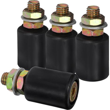 de guidage en nylon noir pour portes coulissantes 30 x 40 mm (1/5)