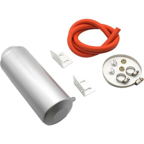 Universal-Kühlmittelbehälter für Autotuning, silberfarben