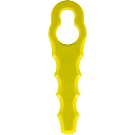 Lot de 50 Lames de Rechange compatible pour Ryobi Coupe Bordure, Têtes Double Lames Dentelées RAC155 RAC157 RAC158 (1/4)